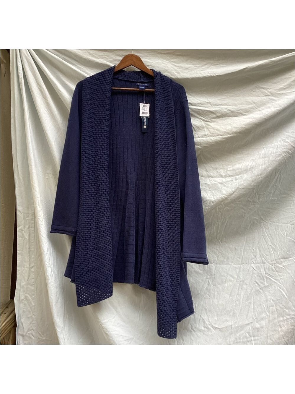 Architect NWT blue business casual cardigan sweater, size 2X